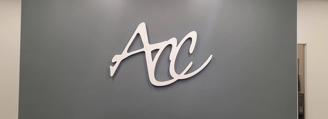 ACC wall signage in Georgia