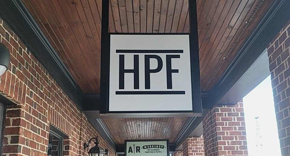 Horse Power Fitness PVC sign - Roswell GA