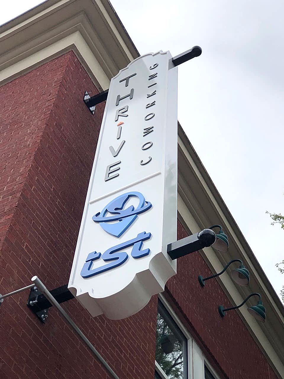 cabinet sign for thrive Atlanta Georgia