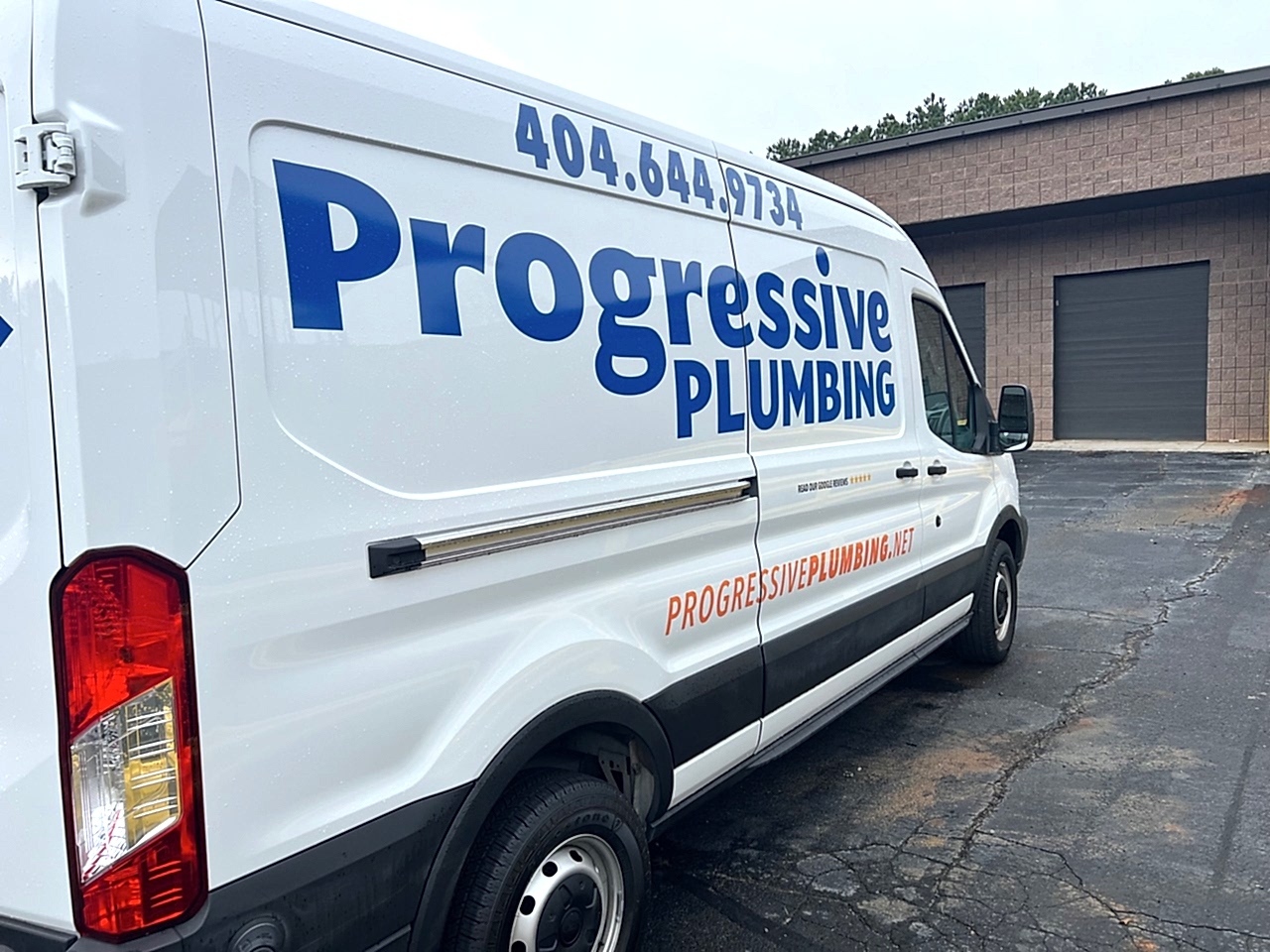 van wrap for plumber in Georgia