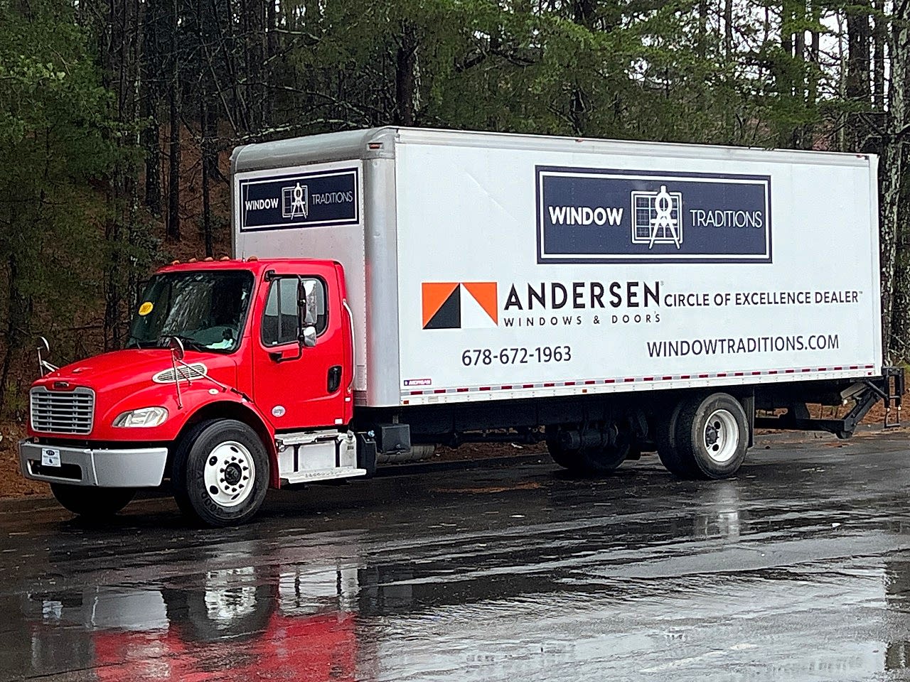 box truck vehicle graphic Georgia